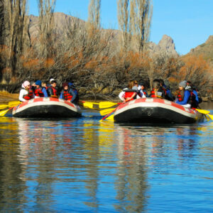 Rafting Limay por la estepa patagónica